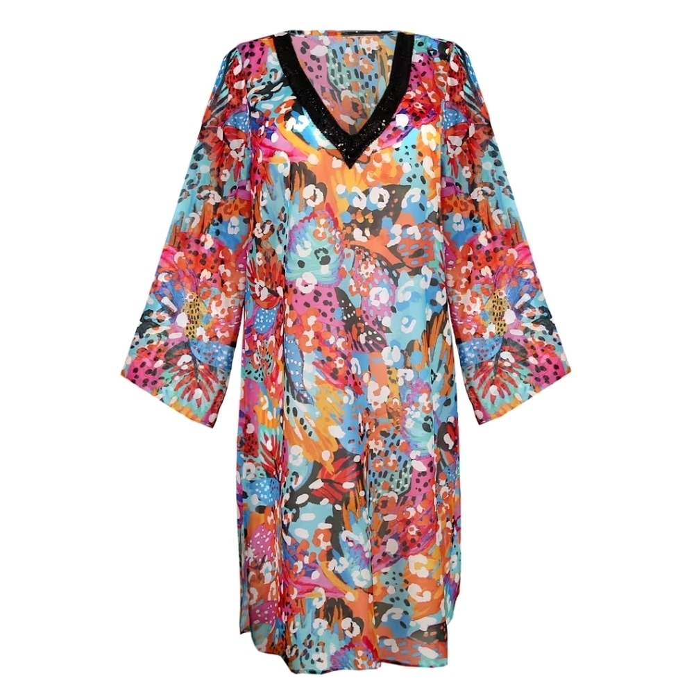 Prima Donna Swim Caribe Swimwear Kaftan Funky Vibe Xs-S
